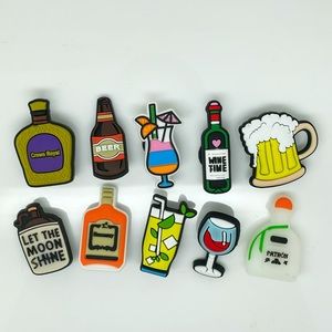 10 pc Booze Jibbitz